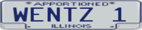 Truck License Plate